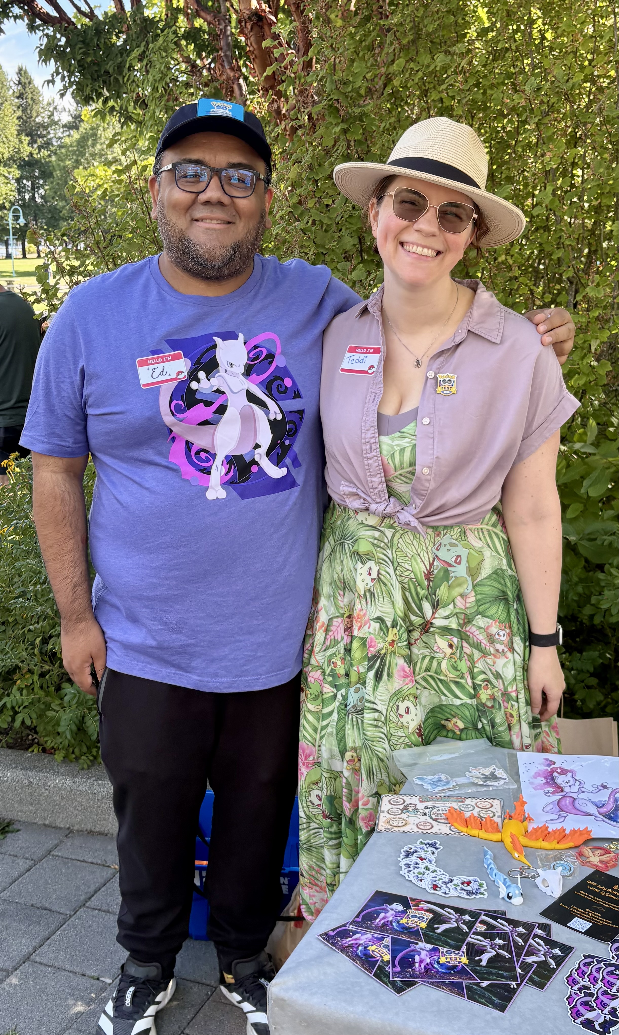 Teddi and Ed, your Pokémon GO Community Ambassadors, at a community event